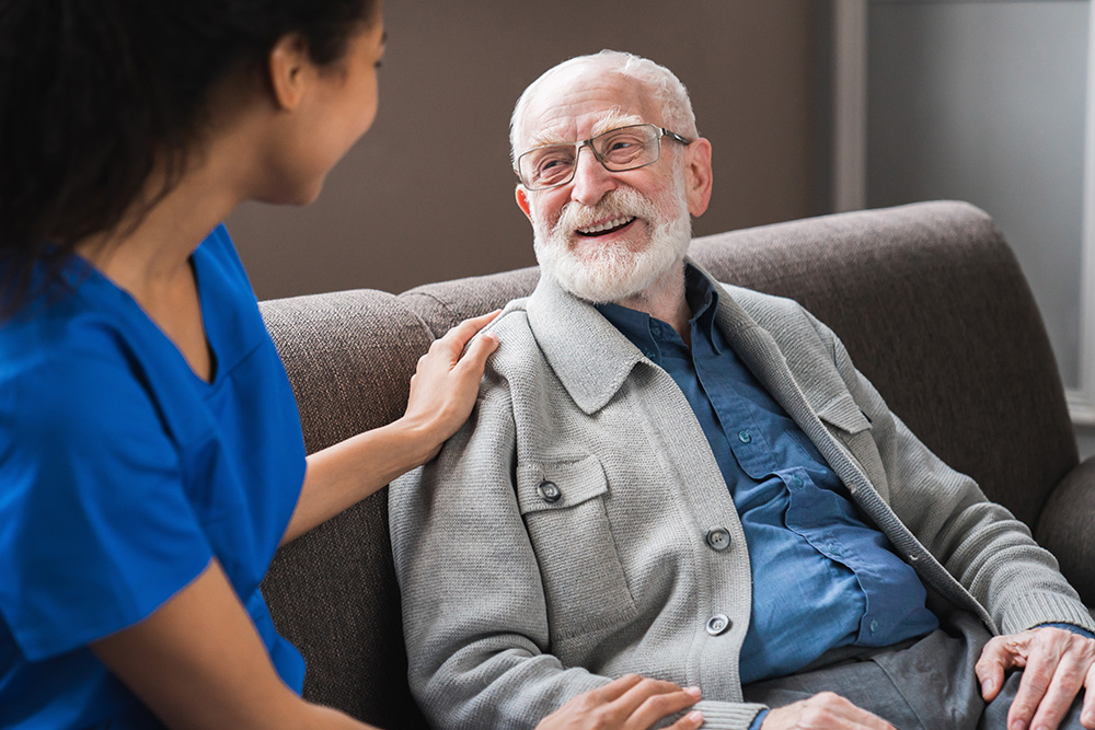 Nurse With Senior Man